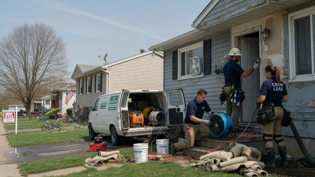 Flood Cleanup in Blue Creek, OH near me